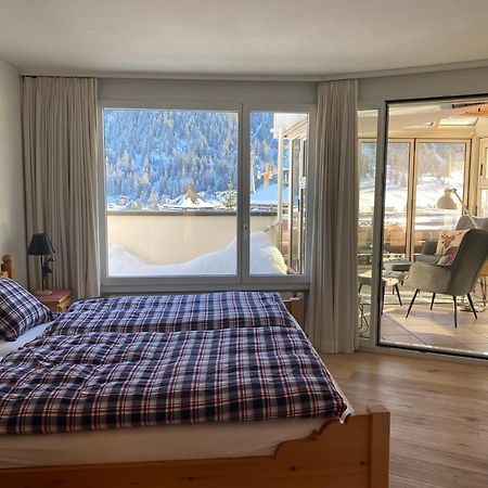 Wef Apartment Mit Weitsicht Davos Extérieur photo