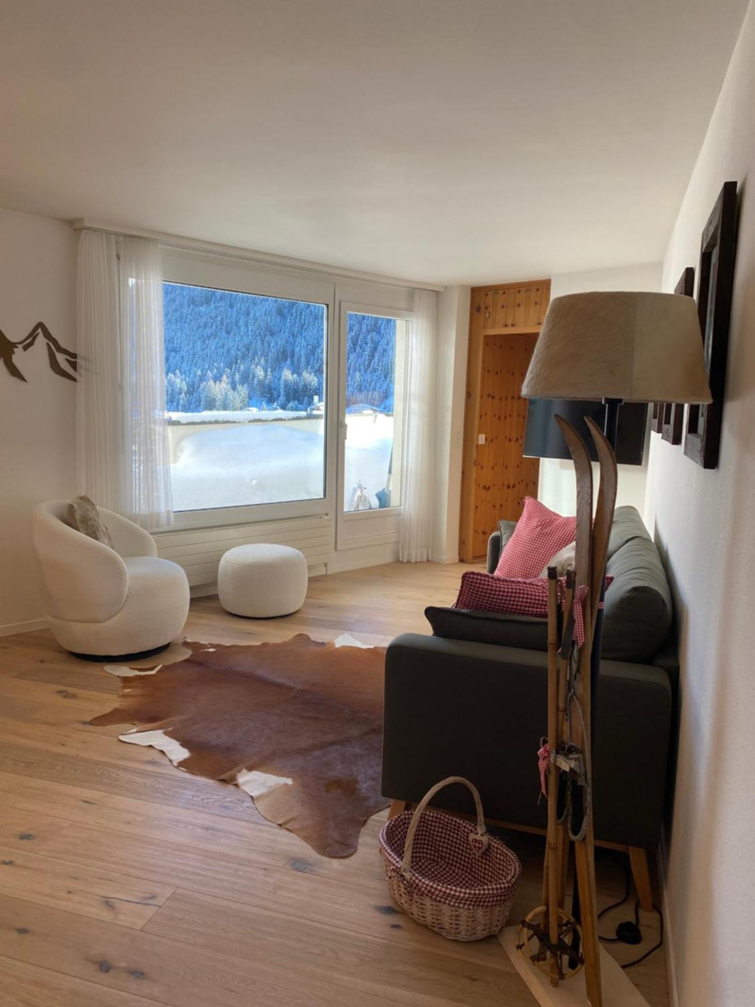 Wef Apartment Mit Weitsicht Davos Extérieur photo